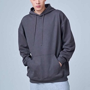 Sudadera con Capucha de Forro Polar Grueso de 300 g/m² para Hombre, Talla Grande, Mezcla de Poliéster/Algodón, Lisa, Personalizable, para Invierno, Venta al por Mayor - Product Image 4