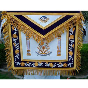 Masonic regalia Solomon Sheba Lodge BANNER ผ้ากันเเมสันเย็บปักด้วยมือผ้ากันเปื้อน32ND องศา2025ใหม่ - Product Image 1