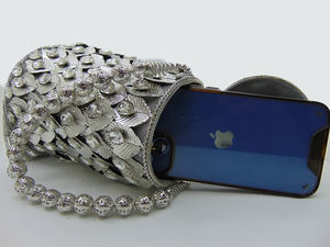 Bolso de mano Banjara Vintage de alta calidad para mujer, recién llegado, bolso de noche más vendido, algodón geométrico para fiesta de boda - Product Image 5