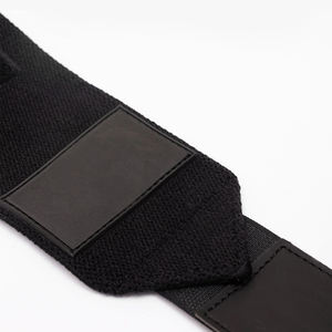 Sangles de musculation respirantes en coton pour le poignet, réglables, antidérapantes, avec logo personnalisé, pour la musculation, prix raisonnable - Product Image 2