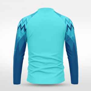Men's Reversible Quarter Zip Long Sleeve <b>Athletic</b> Shirts Active Pullover Lightweight Training Outdoor Running Workout Fitness - Product Image 6