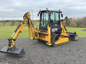 Minicargadora retroexcavadora JCB 1CXT usada con control hidráulico compacto para construcción agrícola - Product Image 6