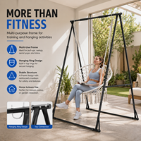 BNcompany Independiente Gimnasio en casa Equipo de fitness Portátil Plegable Pull-up Chin Bar Entrenamiento de fuerza Ejercicio de entrenamiento