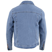 Chaqueta Vaquera de Invierno Unisex para Hombre, 100% Algodón, Diseño de Color Personalizado, Alta Calidad, Cierre de un Solo Botón, Opción de Logotipo Frontal