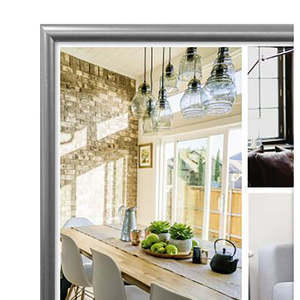 Marco Moderno para Póster Plateado de 68 x 98 cm, Diseño Elegante - Product Image 3