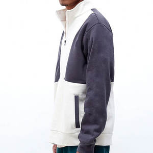 Elegante sudadera con cremallera de cuarto de invierno con detalle de cremallera en contraste Impreso digital para looks de clima frío - Product Image 2