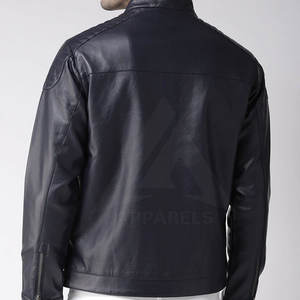 Veste en cuir véritable de haute qualité 2025, logo personnalisé, vêtements de mode pour hommes, imperméable, réversible, hiver - Product Image 4