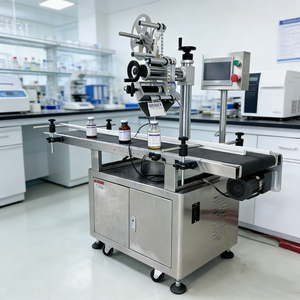 Máquina Etiquetadora Automática de Sobremesa con Motor Eléctrico para Botellas Planas, Papel y Embalajes de Plástico para Cartón - Product Image 1