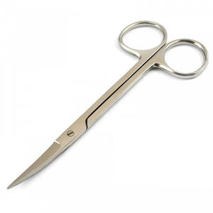 Tijera de IRIS quirúrgico de punta fina recta/curva Roma afilada 11,5 cm(4.5in) fabricante/fábrica profesional pakistaní - Product Image 2