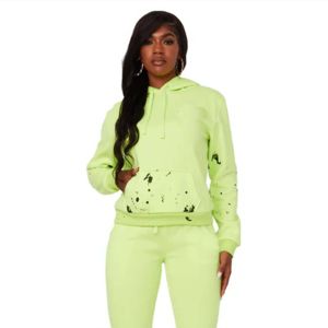 Chándal apilado transpirable para mujer: tela cómoda perfecta para ropa informal y entrenamientos - Product Image 1