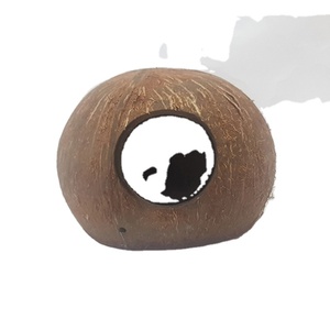 Top Demand Premium Export Quality Product Three Quarter Coconut Shell Hideout Use For Terrarium Pet Suppliers Lizards Sri Lanka - Product Image 3