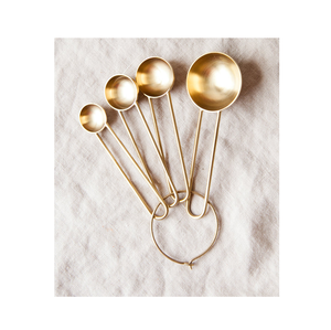 Brass <b>Measuring</b> Spice & Coffee <b>Measuring</b> <b>Spoon</b> Scoop New Style Premium Handmade Customized Size and Sale - Product Image 3