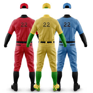 Servicio OEM Diseño de Uniformes de Béisbol Venta al por Mayor Uniformes de Béisbol Personalizados para Hombre Uniformes de Béisbol Personalizados para Adultos - Product Image 2