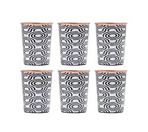 Tasse en cuivre pur 100% faite à la main 300ml tasses à boisson en verre pour la fête bureau maison Gym Bar Resort-meilleure qualité de l'Inde - Product Image 5