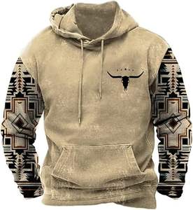 Sudadera con Capucha para Hombre, 100% Algodón, Personalizada, de Alta Calidad, Talla Grande, Estampada, para Primavera e Invierno, Precio de Fábrica, Venta al Por Mayor - Product Image 1
