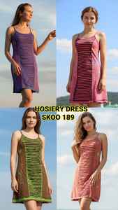 Nouvelle robe bohème gypsie pour femmes, en coton, mini, col rond, confortable, respirante, broderie florale, lingerie élégante, taille naturelle - Product Image 2