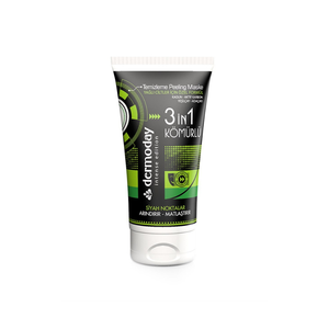 Masque au charbon Dermoday de qualité supérieure 3 en 1, 150 ml, nettoyant, exfoliant, détoxifiant, pour peaux grasses, vente en gros, export - Product Image 1