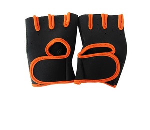 ถุงมือออกกำลังกายแบบปรับได้สำหรับทุกเพศพร้อมที่จับมือสำหรับยกน้ำหนักในยิม - Product Image 5