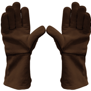 Gants de sécurité industrielle en cuir robuste Gant de soudage résistant à la chaleur Gants de travail de sécurité incendie Protection des mains et des bras - Product Image 4