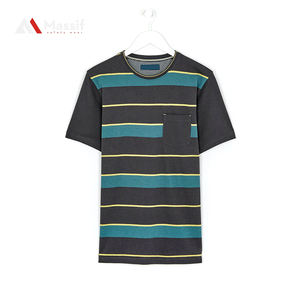 Camiseta de manga corta para hombre, camiseta ajustada informal Simple de verano - Product Image 2