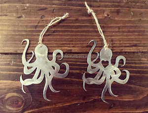 Pre-Lit <b>Christmas</b> Tree Ornaments in Aluminium with Mirror Polished Silver Finished Perfect for Festive Party Decorations - Product Image 5