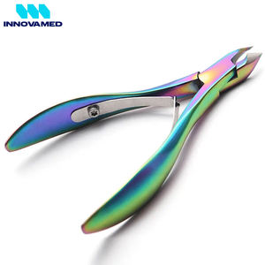 Manicure Pedicure Equipment Tools Toenail Clippers Stainless Steel Cuticle Product Curved Shape Podiatry Nail Nipper - Product Image 2
