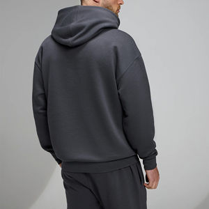 Wholesale <b>Men's</b> <b>Oversized</b> 100% Cotton <b>hoodies</b> for <b>mens</b> Heavyweight Blank Drop Shoulder Pullover custom printed <b>mens</b> <b>Hoodies</b> - Product Image 5