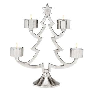 Portavelas de árbol de Navidad de metal dorado personalizado al por mayor para decoración del hogar con logotipo personalizado, tarro de vela único - Product Image 1