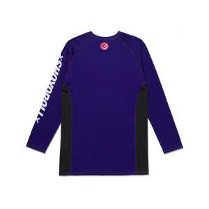Personnalisé BJJ Rash Guard Compression Chemise À Manches Longues Jiu Jitsu Training Top Anti UV Tissu À Séchage Rapide OEM ODM Grappling Fight Gear - Product Image 2