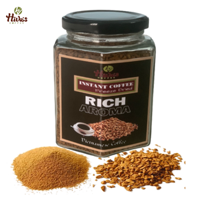 Café instantané de haute qualité du Vietnam, pot en verre de 100 g, café pur lyophilisé, saveur neutre à haute teneur en caféine - Product Image 6