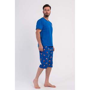 Ensemble de survêtement pour homme CEPLI P.SUPREM XXL à col rond et manches courtes - Bleu - Bleu - Product Image 4