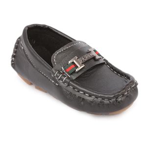 รองเท้าโลฟเฟอร์เด็กผู้ชาย - สีดำ - Product Image 1