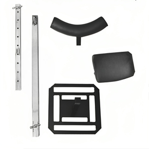 Support de tête dentaire équine en acier inoxydable REHMAT NOOR INDUSTRY RN-EDHS-001, réglable, rectangulaire, avec sac de rangement rembourré en cuir - Product Image 2