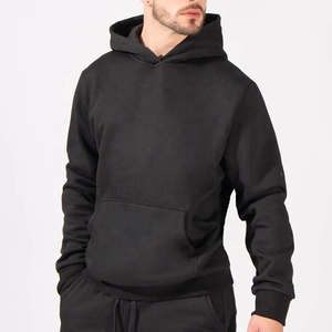 Custom Print <b>Embroidery</b> logo 100% Cotton Fleece Unisex <b>Sweatshirt</b> Wholesaler Blank Plain Polyester Oversize Men Pullover Hoodies - Product Image 2