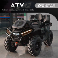Quad pour enfants, moteur Qianjiang 110cc, véhicule tout-terrain, démarrage électrique, transmission automatique CVT, 4 roues motrices