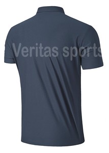 T-shirt uni pour homme, personnalisé, collection 2025, grande taille adulte, vêtement d'été en tissu tricoté anti-humidité, vente en gros, manches courtes - Product Image 3