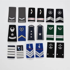 Épaulette bleue personnalisée de Côte d'Ivoire, qualité supérieure, accessoire décoratif pour uniformes et vêtements - Product Image 5