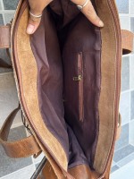 Sac fourre-tout en cuir de vachette pour femme avec fermeture éclair, style western écologique, à franges, nouvelle collection, multi-usage, design en cuir de cheval