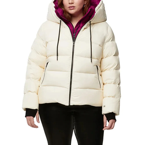 Veste matelassée pour femme, style décontracté populaire, simple, chaude, coupe-vent, respirante, coque en nylon, veste courte, rembourrage en polyester, haute qualité - Product Image 5