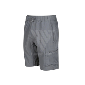 Pantalones Cortos Casuales Ligeros de Polialgodón con Ajuste Fácil, Cintura con Cordón, Bolsillos de Almacenamiento e Impresión de Color Personalizada - Product Image 2