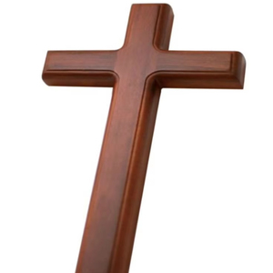 Cruz de madera con diseño moderno Cruz de pared decorativa cristiana intrincada Cruz de madera Premium para el hogar y la decoración de la pared religiosa - Product Image 1