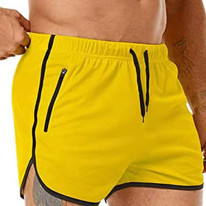 Pantalones Cortos Deportivos para Hombre, Más Vendidos, de Alta Calidad, Mezcla de Poliéster/Algodón, Diseño Sólido, Secado Rápido, Transpirables, con Cierre de Cordón - Product Image 5
