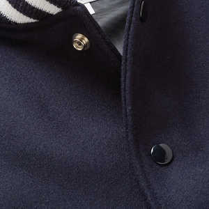 Nouvelle veste de baseball en cuir à la mode, style vintage, broderie en chenille personnalisée, veste universitaire de haute qualité pour hommes - Product Image 4