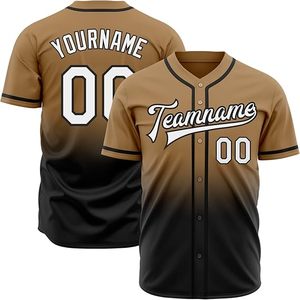 2025 nuevo diseño estampado personalizado Vintage secado rápido transpirable hombres béisbol Jersey equipos béisbol hombres uniformes Softball camisas - Product Image 1