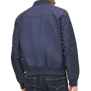 Chaqueta de bombardero de estilo callejero OEM personalizada de alta calidad para hombre, prendas de vestir informales para otoño e invierno, abrigos de talla grande - Product Image 3