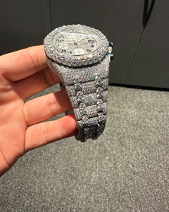 VVS1 blanc Moissanite diamant mécanique ETA montre automatique adultes 40MM acier inoxydable buste complet boîtier de luxe résistant à l'eau - Product Image 4