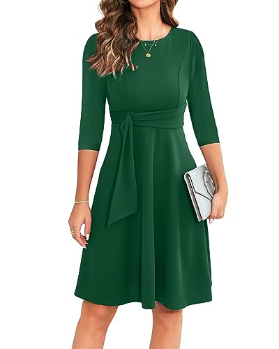 Buy In Bulk Green Church Dress High Waist, V-Neck Design | Alibaba.com