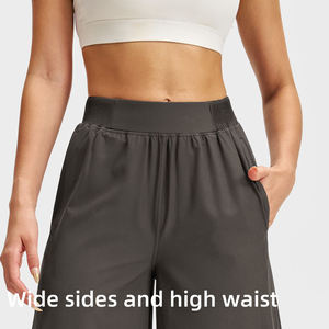 Pantalons amples longueur totale Pantalons décontractés pour femmes Confort Matière polyester avec un design tendance - Product Image 5