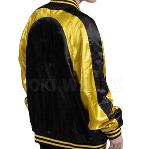 Servicio OEM Chaqueta Universitaria de Satén para Hombre de Alta Calidad, Nueva Chaqueta Universitaria de Satén para Hombre en Venta - Product Image 3