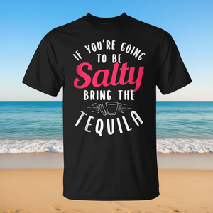 Si vous voulez faire la fête, emportez la tequila T-shirt noir unisexe à manches courtes et col rond pour adulte - Product Image 3